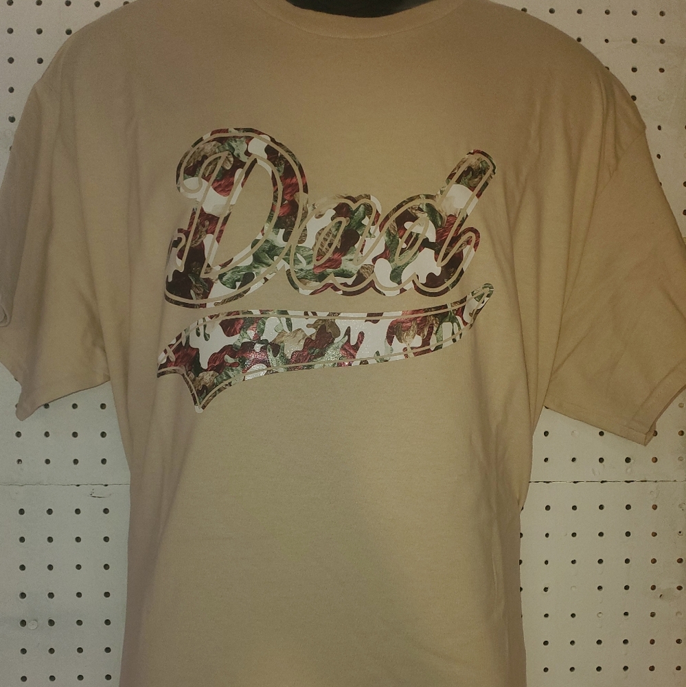 Gildan Tan Short Sleeve Tees Casual